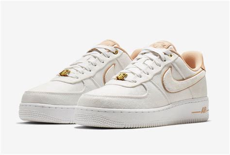 nike air force lux beige|air force 1 sneaker gold.